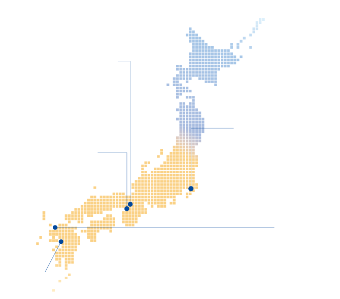 日本地図事業所所在地